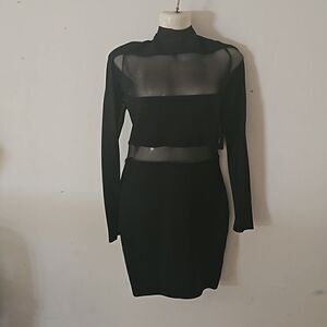 Marciano Women's Citana Bandage Mini Dress Size Small Black